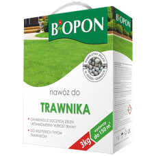 Добриво Biopon для газону проти пожовтіння трави 3 кг