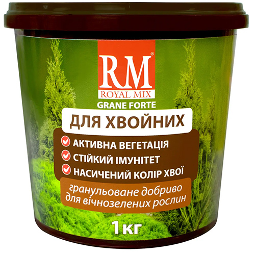 Добриво Royal mix для хвойних відро 1 кг