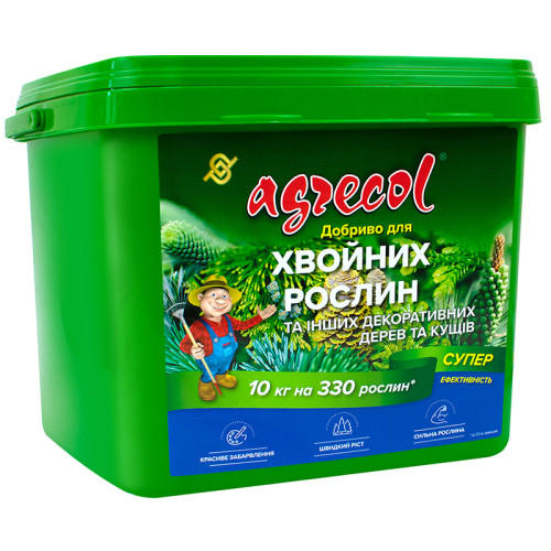 Добриво для хвойних 12.12.19 10 кг Agrecol