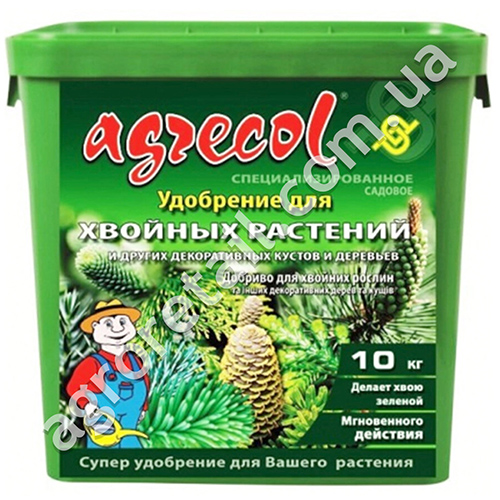 Добриво для хвойних 12.12.19 10 кг Agrecol