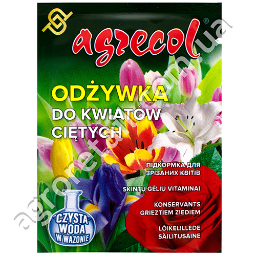 Удобрение для срезанных цветов 5 г Agrecol