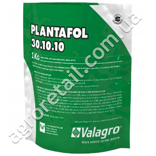 Добриво Plantafol NPK 30.10.10 1 кг Valagro