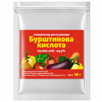 Стимулятор росту Бурштинова кислота 10 г Чарівна грядка
