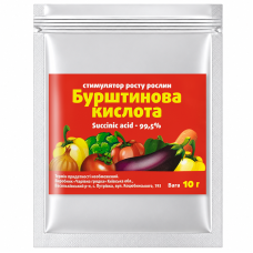 Стимулятор росту Бурштинова кислота 10 г Чарівна грядка