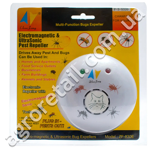 Електромагнітний і ультразвуковий відлякувач комах Electromagnetic Ultrasonic Pest Repeller