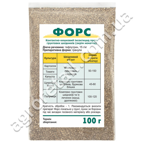 Інсектицид Форс 1.5 G 100 г