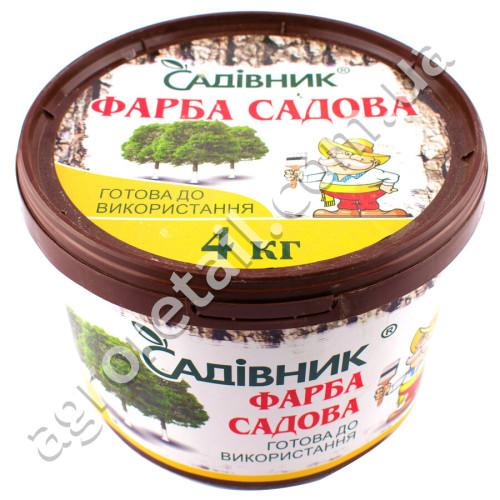 Краска садовая Садовник ведро 4 кг