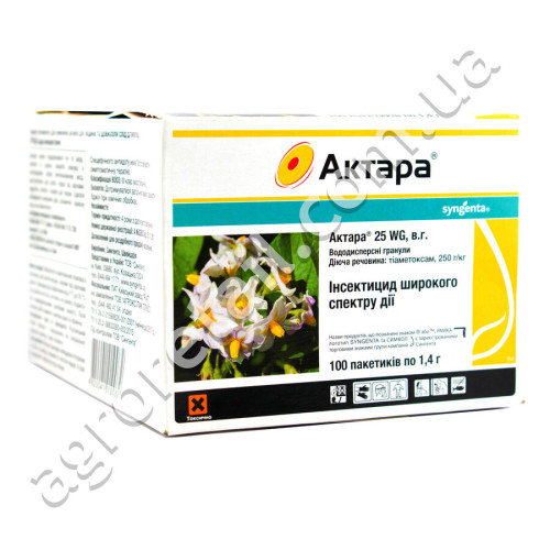 Інсектицид Актара 25 WG в.г 1.4 г Syngenta