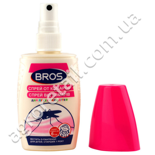Спрей від комарів для дітей 4 годин Bros 50 мл