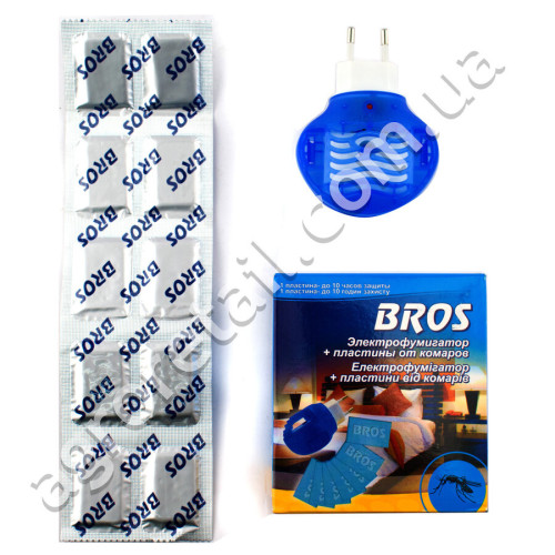Електрофумігатори + пластини від комарів Bros