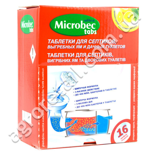 Биодеструктор Microbec ultra tabs 1 таблетка