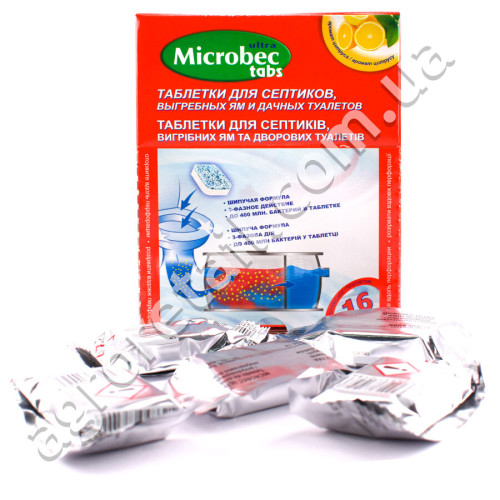 Биодеструктор Microbec ultra tabs 1 таблетка