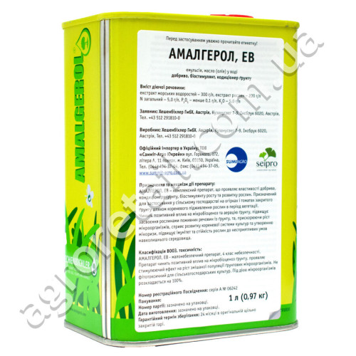 Биостимулянт и активатор почвы Амалгерол Ессенс 1 л Sumi Agro
