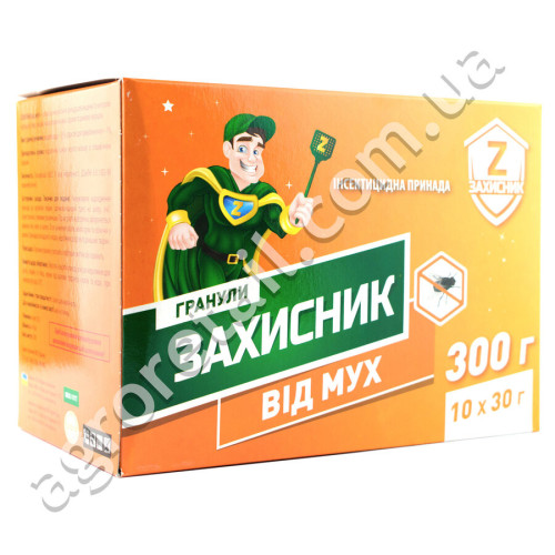 Гранули від мух Захисник 30 г Укравіт