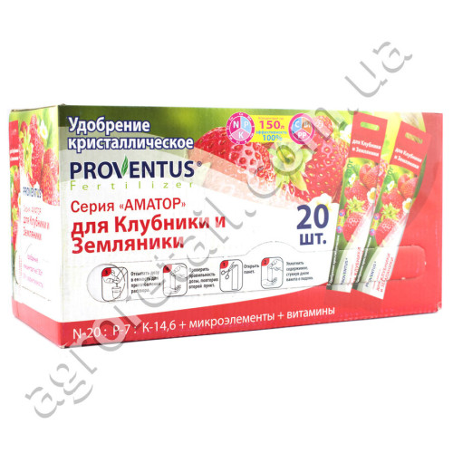 Удобрение для клубники и земляники 100 г Proventus