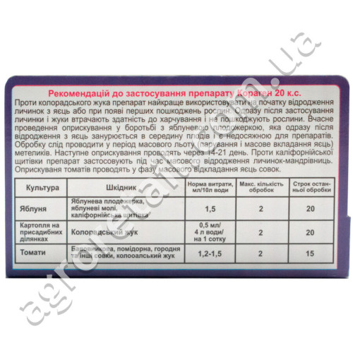Инсектицид Кораген 20 SC к.с 6 мл