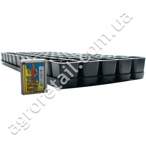 Касета для розсади 55 комірок 40x40x40 мм + піддон