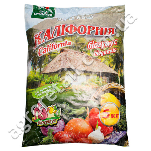 Добриво біогумус Каліфорнія 5 кг