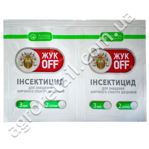 Инсектицид Жук OFF 3 мл Укравіт