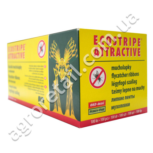 Липка стрічка від мух Ecostripe Attractive Papirna Moudry