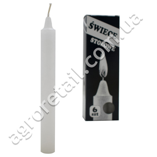 Свічки Swiece stolowe Bispol 6 шт