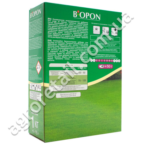 Добриво Biopon для газону з мохом 1 кг