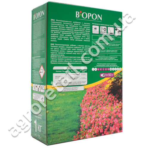 Удобрение Biopon для садовых цветов 1 кг