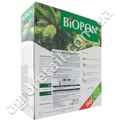 Добриво Biopon для хвойних рослин 3 кг