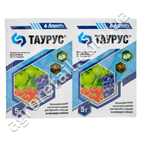 Акарицид Таурус 20% з. п 5 г