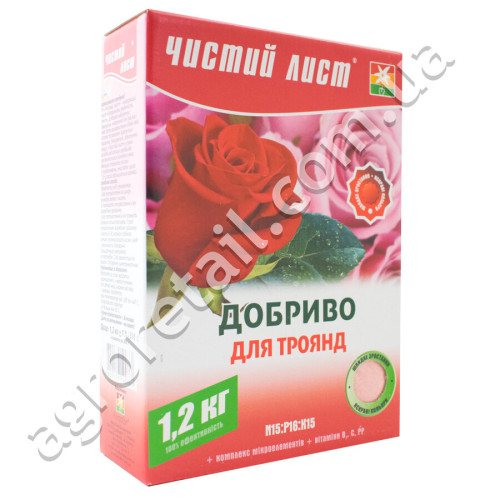 Удобрение Чистый лист для роз 900 г