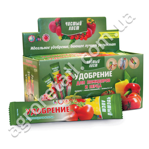 Удобрение Чистый лист для помидоров и перца 100 г