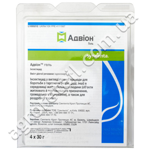 Гель от тараканов Адвион 30 г Syngenta