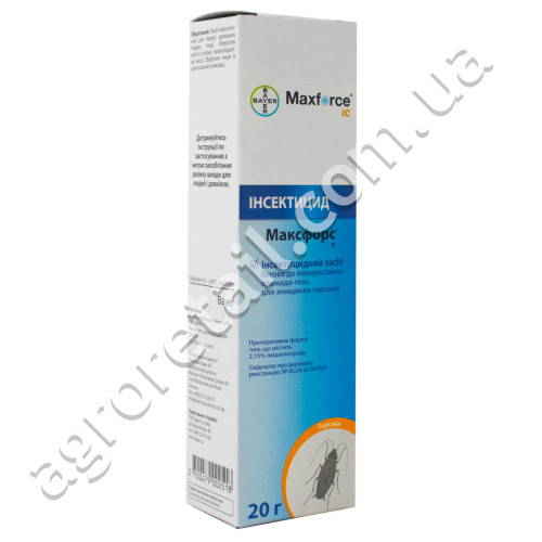 Гель от тараканов Максфорс ІС 20 г Bayer
