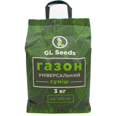 Трава газонна Універсальний суміш 3 кг Gl Seeds