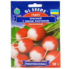 Редис Червоний з білим кінчиком 50 г Gl Seeds