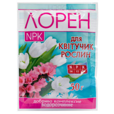 Добриво Лорен для квітучих рослин 50 г