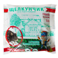 Гранулы от крыс и мышей Щелкунчик с арахисовым привлекателем 150 г