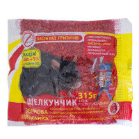 Зерно від щурів і мишей Щелкунчик з сирним приваблювачем 315 г