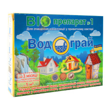 Біодеструктор Водограй для очищення каналізації у приватному секторі 50 г