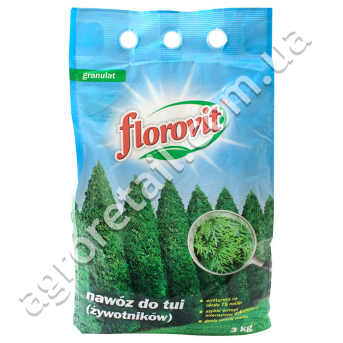 Добриво Florovit для туй 3 кг