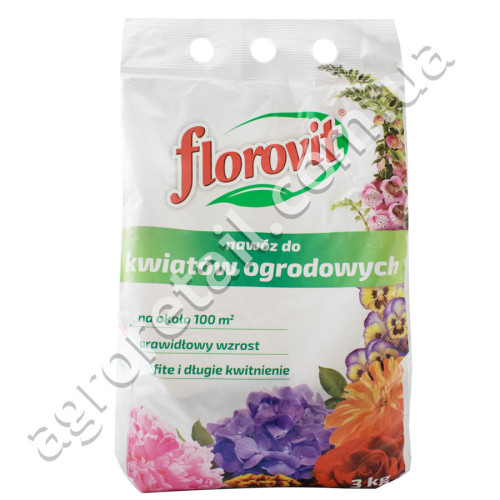 Добриво Florovit для садових квітів 3 кг