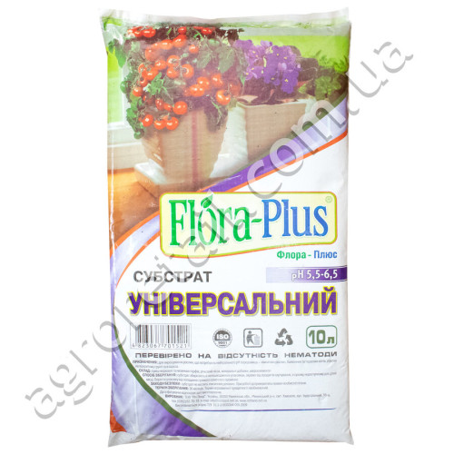 Субстрат Флора-Плюс универсальный 10 л