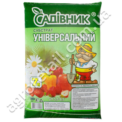 Субстрат Садовник универсальный 7 л
