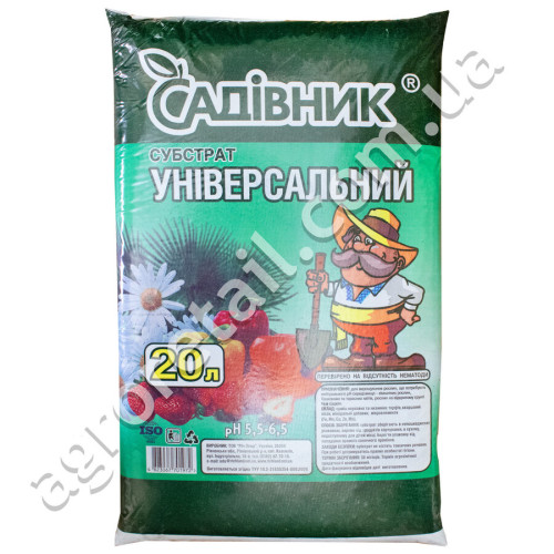 Субстрат Садовник универсальный 20 л