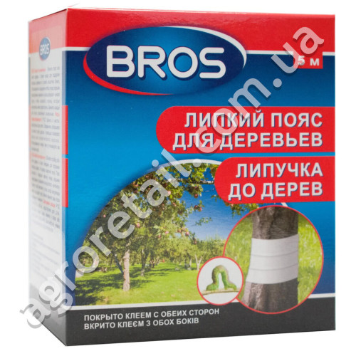 Клейкий пояс для деревьев Bros 5 м