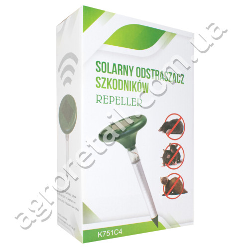 Отпугиватель кротов на солнечной батарее AGTZ-08 LED+
