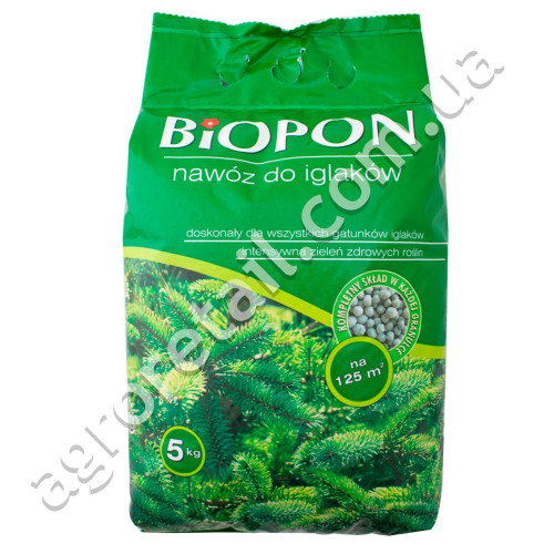 Добриво Biopon для хвойних рослин 5 кг