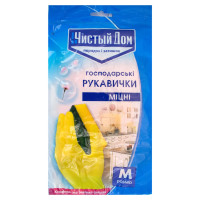 Перчатки хозяйственные размер М Чистый дом