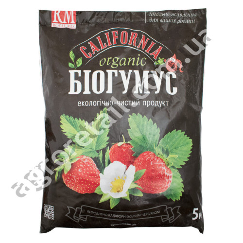 Добриво біогумус Каліфорнія 5 кг