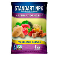 Добриво Standart NPK Калій хлористий 1 кг